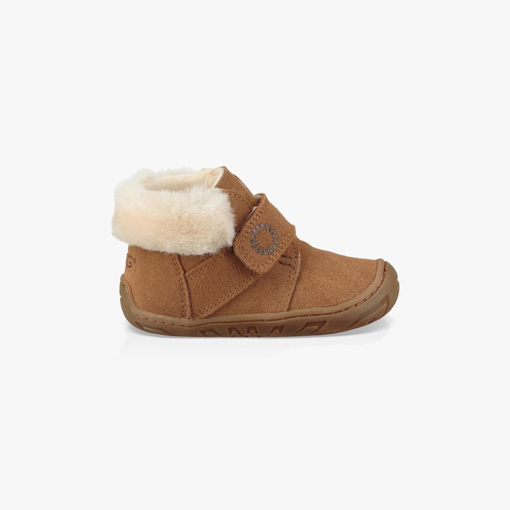 Bottes UGG Jorgen Fille Marron Soldes 835LTPAF